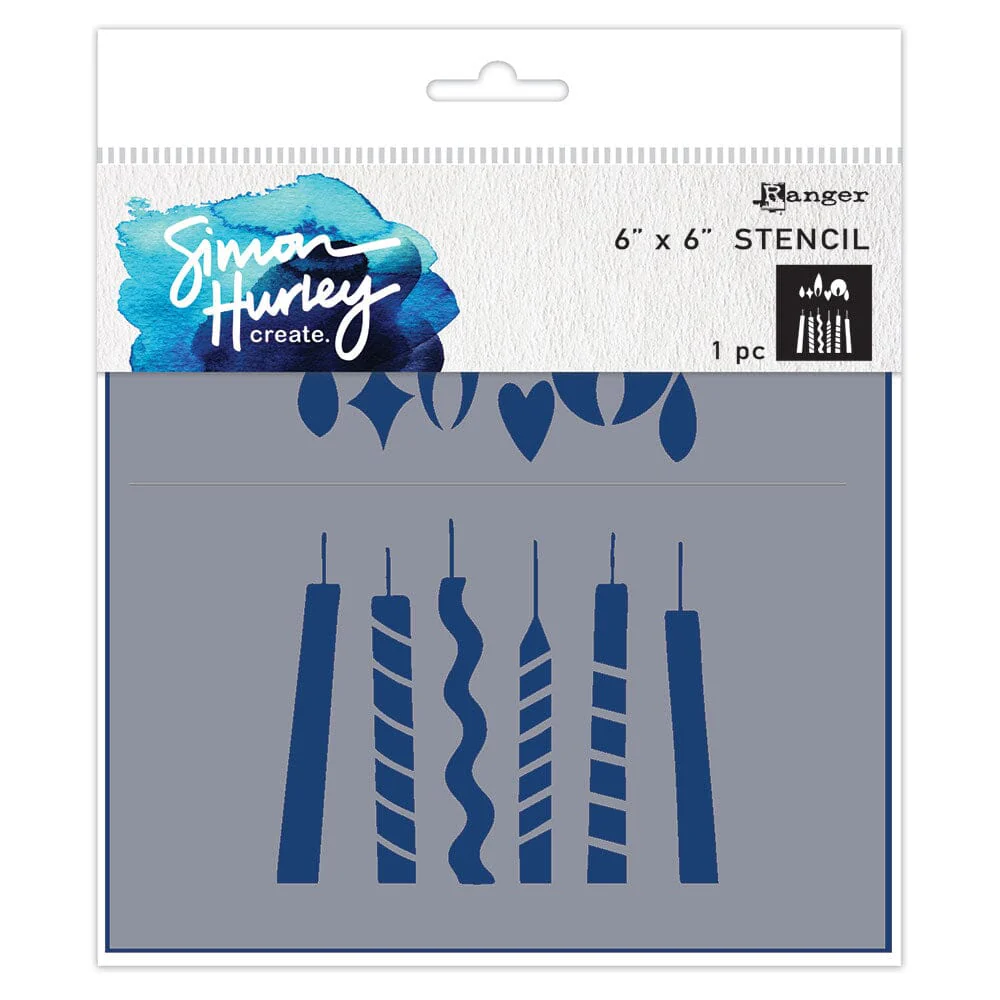 Simon Hurley create. Layering Stencil -- Bold Candles