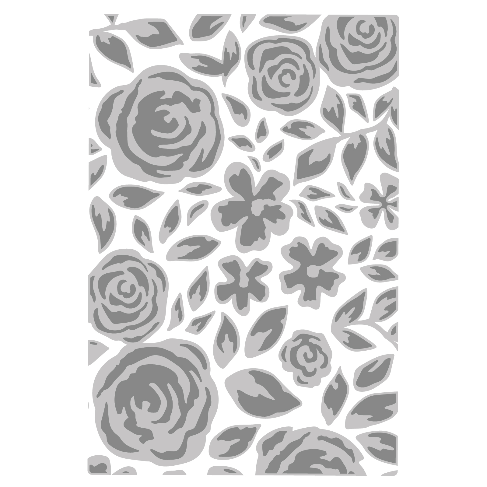 Sizzix Multi-Level Textured Impressions Embossing Folder - Watercolor Bouquet by Eileen Hull - Image 3