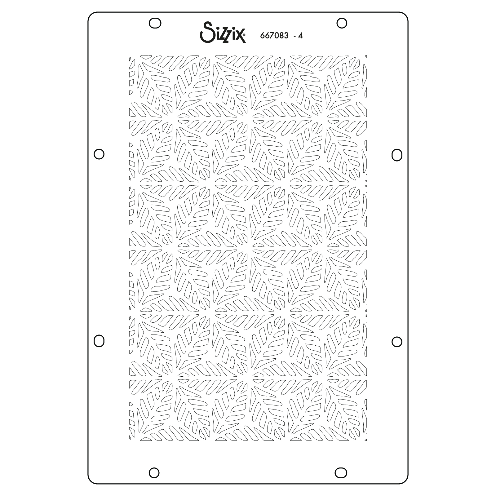Sizzix A6 Stencil 4PK – Background Textures by Vicki Boutin - Image 6