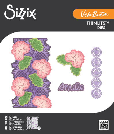 Sizzix Thinlits Die Set 11PK - Lovely Lace by Vicki Boutin
