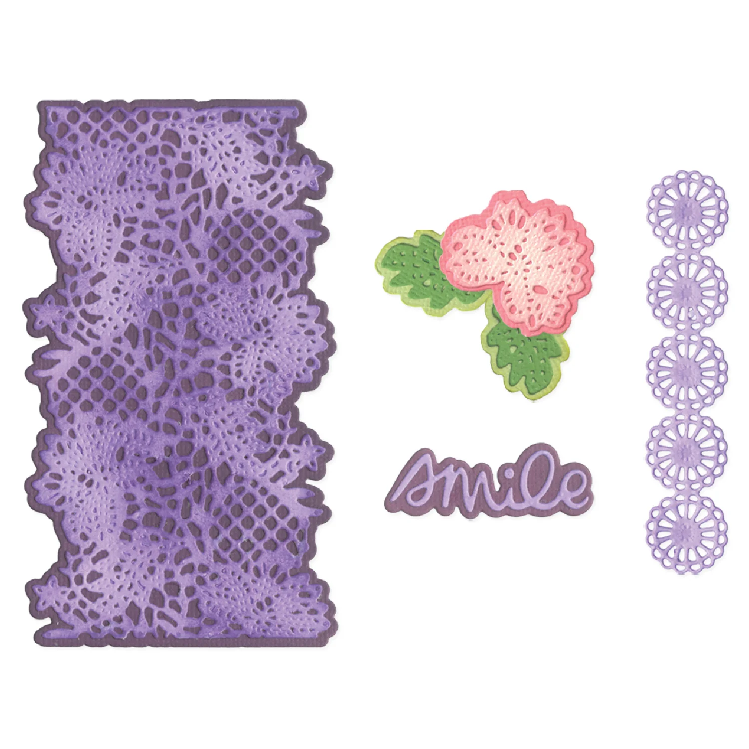 Sizzix Thinlits Die Set 11PK - Lovely Lace by Vicki Boutin - Image 2