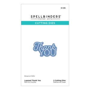 Layered Thank You Etched Dies