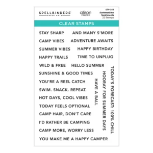Summertime Sentiments Clear Stamp Set