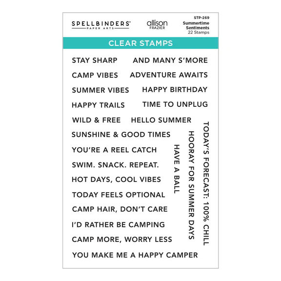 Summertime Sentiments Clear Stamp Set