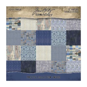 Tim Holtz® Idea-ology™ | Paperie – 12″ x 12″ Palette Collection: Indigo