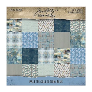 Tim Holtz® Idea-ology™ | Paperie – 12″ x 12″ Palette Collection: Blue