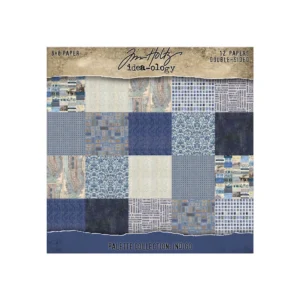 Tim Holtz® Idea-ology™ | Paperie – 8″ x 8″ Palette Collection: Indigo