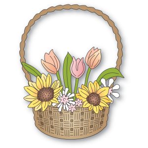 Memory Box Die – Flower Basket Bouquet 94888