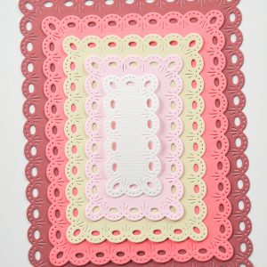 Memory Box Die – Oval Eyelet Rectangle Frames 94904
