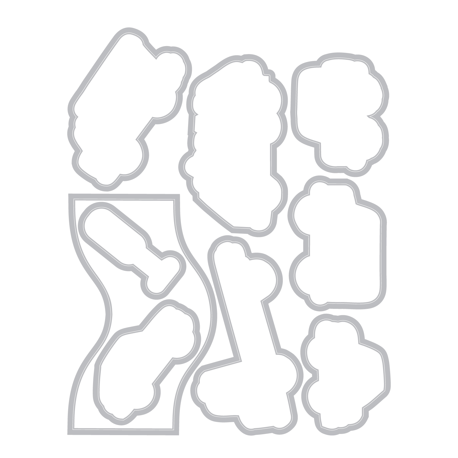 Sizzix Clear Stamps Set 9PK w/9PK Framelits Die Set - Cars and Trucks - Image 3