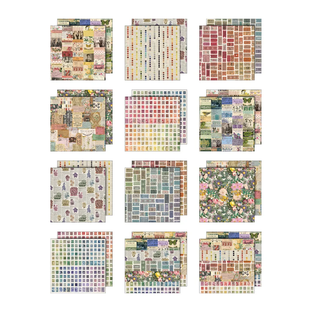 Tim Holtz® Idea-ology™ | Paperie – 12″ x 12″ Palette Collection: Mixed - Image 2
