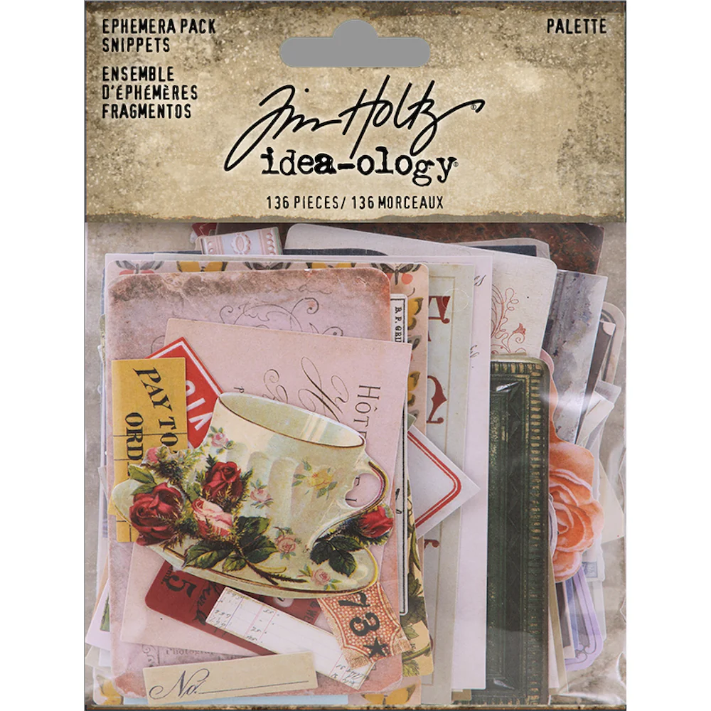 Tim Holtz® Idea-ology™ | Paperie – Palette Ephemera Pack - Snippets